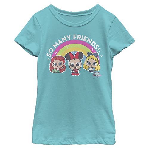 Disney Rainbow Pals t-shirt fille top manches courtes imprimé multicolore