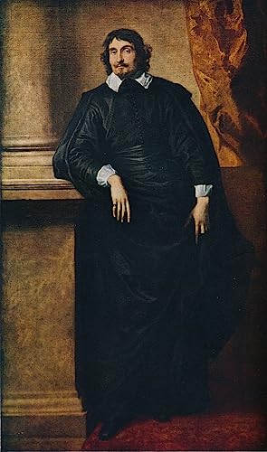 Tableau portrait de l'abbé Scaglia par Van Dyck - Impression d'art mural vintage 60x90cm