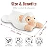 Niuniu Daddy 20" | 3.3 Pound Monkey Weighted Stuffed Animals, Large White Monkey Pillowfort Plush Lap Animal Toys for Kids Adults, Giant Plushy Body Pillow for Gifts Birthday Christmas Holiday #2