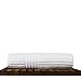 BC BARE COTTON Luxury Hotel & Spa 100% Natural Turkish Cotton Ribbed Channel Pattern Bath Towel (Set of 4), White (852-1501-01)