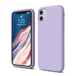 elago iPhone 11 Hoesje van Silicone Case Compatibel met iPhone 11 (6.1″) Hoesje – Premium Silicone, Volledige Bescherming [3-Lagen] Structuur, Verhoogde Rand voor Scherm & Camera (Lavendel)