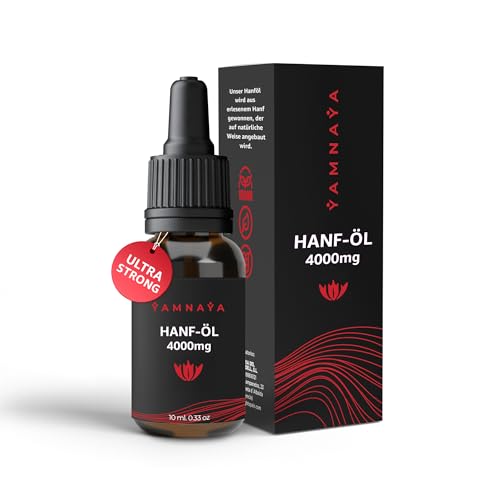 YamnaYa – Premium Hanföl 40% | Kaltgepresst & Vegan | Naturrein & Ohne Zusatzstoffe | Streng Laborgeprüft | In der EU Hergestellt
