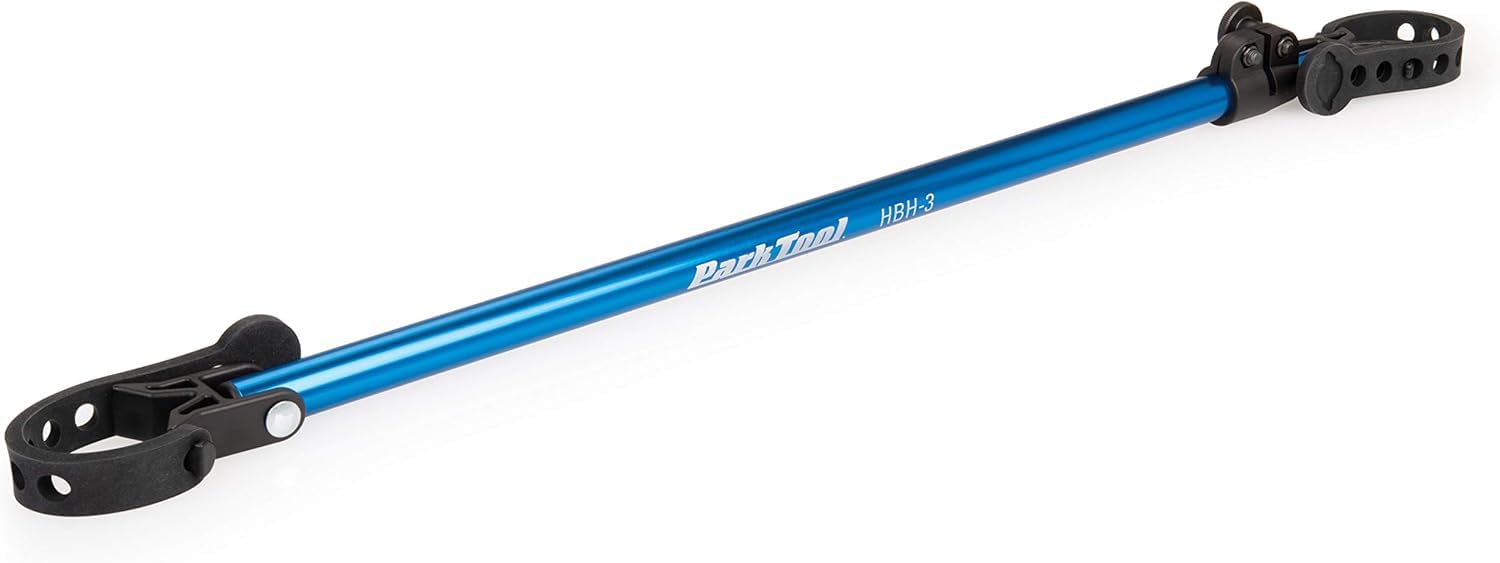 Park Tool PCS-10.3 - Deluxe stojak naprawczy dla mechaników domowych & Park Tool HBH-3 - Wysuwany uchwyt na kierownicę, niebieski