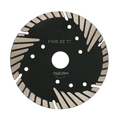 5 Inch Diamond Saw Blade for Concrete Brick Block Granite Stone,Diamond Cutting Disc,with 7/8