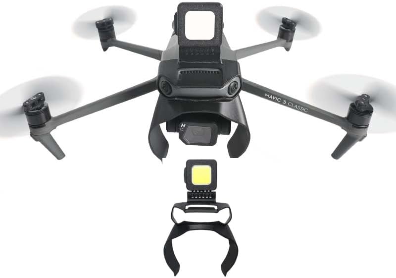 For DJI Mavic 3 Pro, LED Night Lights Safe Flight Searchlight High-Brightness 3 Lighting Modes, Drone Mavic 3 Classic Lightweight Lamp with Lens Protective Cover