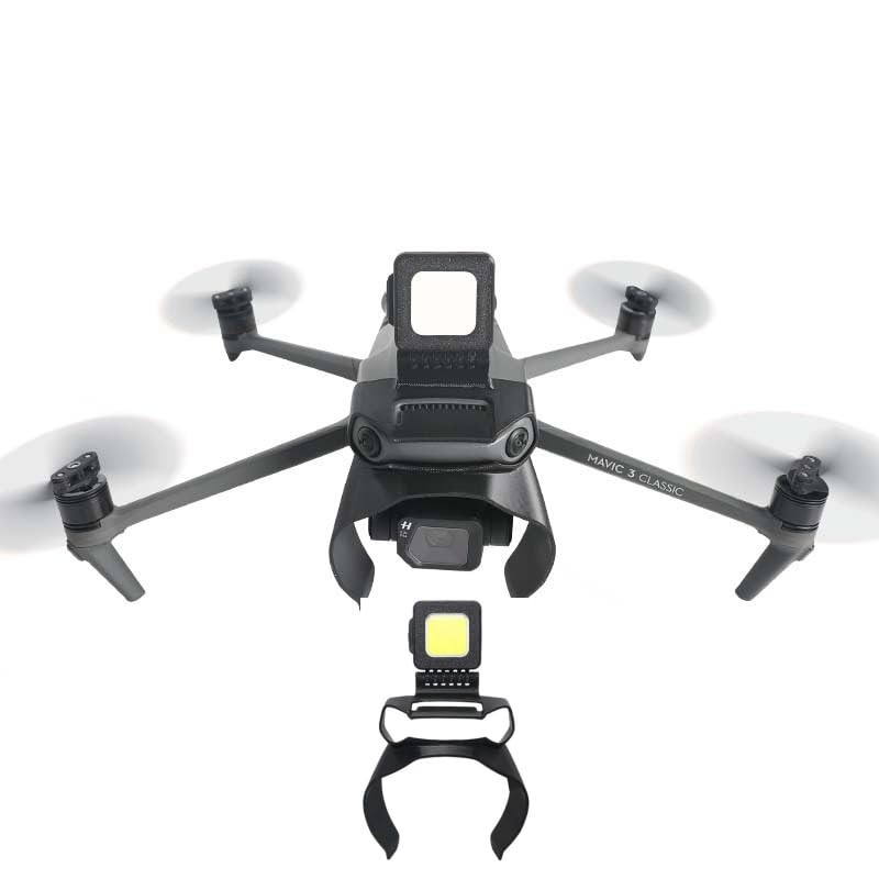 For DJI Mavic 3 Pro, LED Night Lights Safe Flight Searchlight High-Brightness 3 Lighting Modes, Drone Mavic 3 Classic Lightweight Lamp with Lens Protective Cover