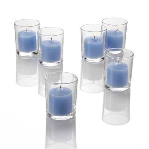 Richland® Votive Candles Light Blue Unscented 10 Hour Burn Set of 144