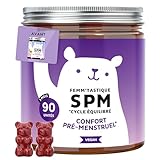 Femm'tastique SPM Cycle équilibré - Confort prémenstruel - avec 30mg de Poivre des moines, Vitamine B6 et Extrait de Dong Quai - 90 unités (3 Mois) - Vegan - Bears with Benefits