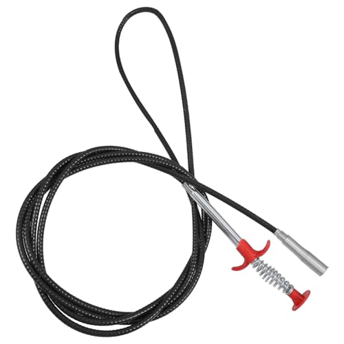 SOLUSTRE Flexible Drain Grabber Tool 118.11 Inches Reachable 4 Claws Handy Trash Claw Grabber for Cleaning