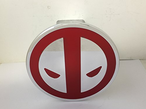 Hitch Cover DEADPOOL RED , DEADPOOL Hitchcover