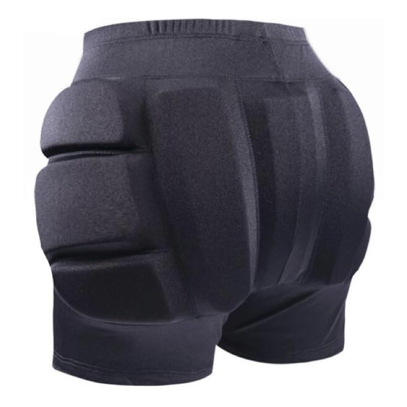 Pantalones cortos de patinaje para evitar lesiones de coxis y golpes en el trasero XL