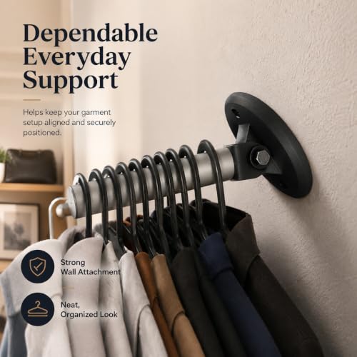 Support mural réglable IKEA Stolmen pour tringle de placard d'angle - 7