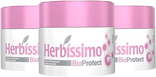 Kit Desodorante Creme Herbíssimo Bio Protect Hibisco 55g - 3 Unidades