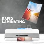 Fellowes Amaris 125 laminator Machine, School or Office use, 12.5 max Width, with 10 Jam Free Laminating Sheets - Image 3