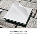 Adedeo Peel and Stick Antique Beveled Glass Mirror Tile 3 x 3 Inch for Kitchen Backsplash Bathroom Wall (32 Pcs)