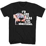 Ace Ventura Pet Detective - Camiseta para hombre con texto en inglés "Id Like to Ass You A Few Questions Carrey", Negro, M