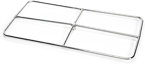 HPC - Quemador rectangular de acero inoxidable para fogata (FRSR-36 x 18-NG), 36 x 18 pulgadas, gas natural