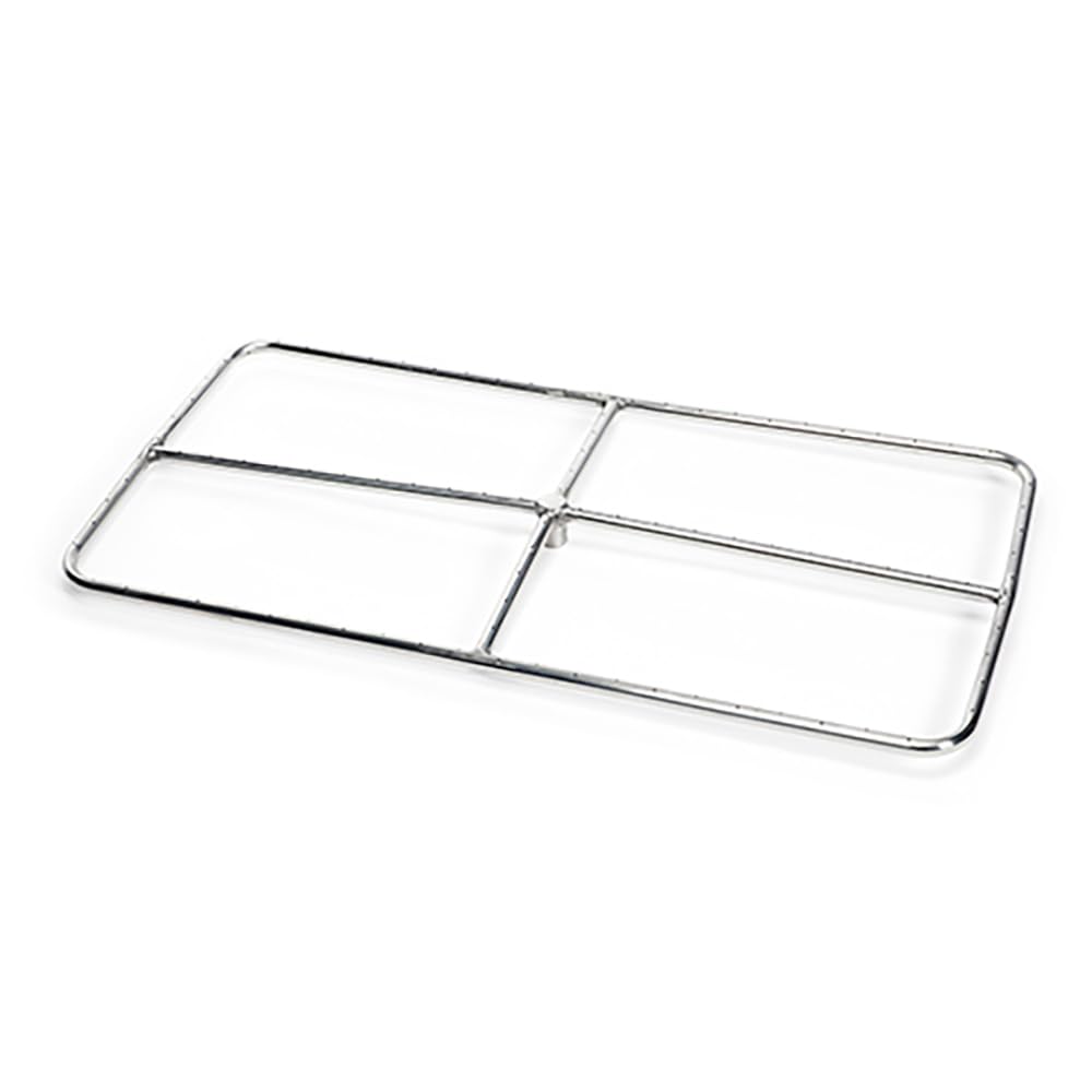 HPC Fire Rectangle Stainless Steel Fire Pit Burner (FRSR-36X18-NG), 36X18-Inch, Natural Gas