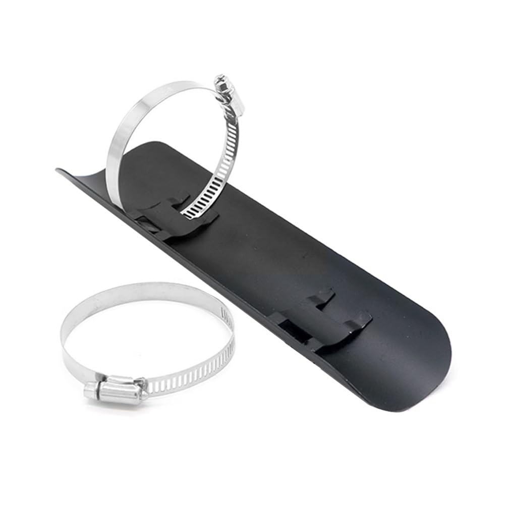 Scudo Termico Scarico Moto Protezione Della Copertura Dello Scudo Termico Del Tubo Del Silenziatore Di Scarico Cromato Per Moto Per Per Dyna Per Softail Per Sportster(02 Silver)