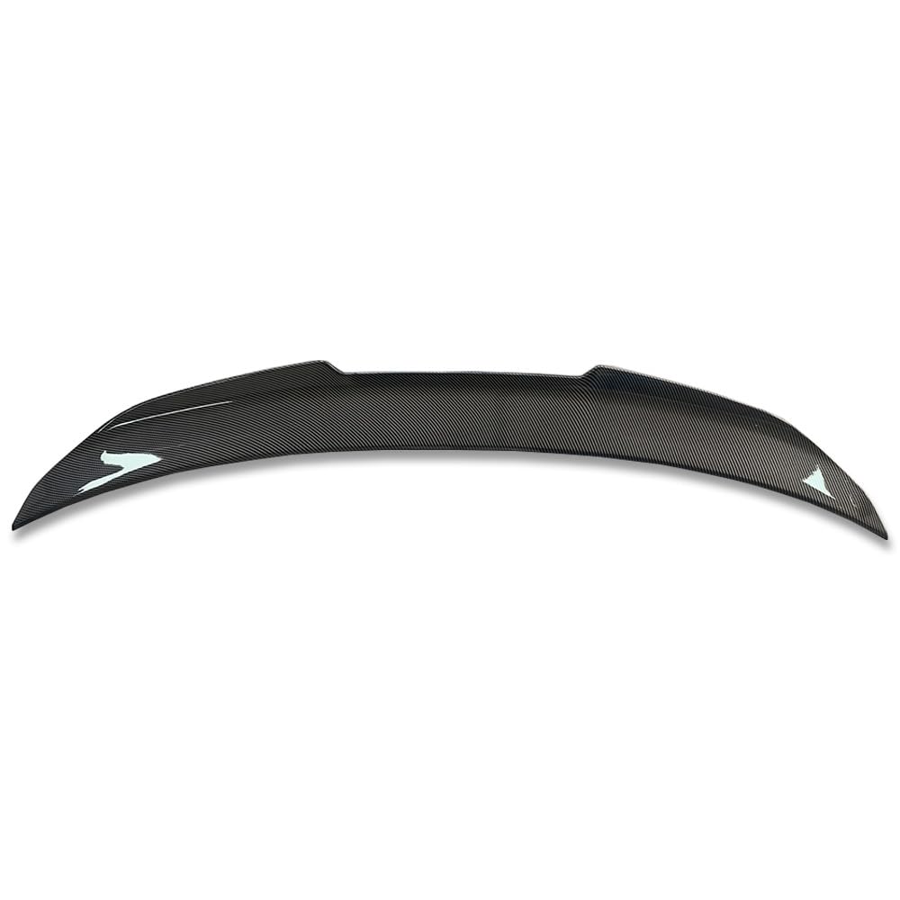 BTFLKAX Car Rear Spoiler for BMW 4 Series F33 2013-2020 Modified PSM, Rear Trunk Boot Lip Spoiler Rear Wing Body Kits Car Spoiler Rear Splitter Modification Accessories, Carbon Fiber Texture