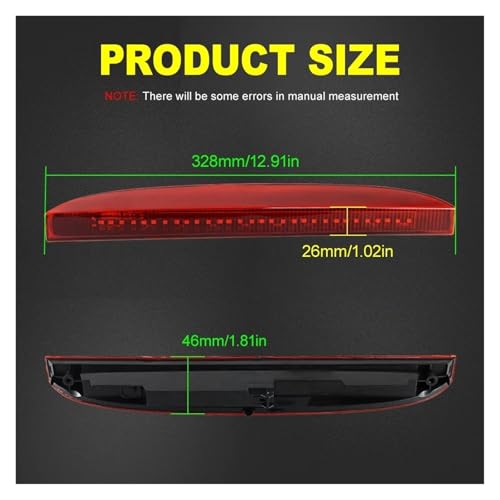 Feu stop central pour Renault Clio 2 1998-2005 à LED rouge