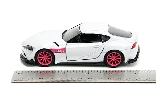 Jada Pink Slips Toyota Supra 1:32 Blanco miniatura 6