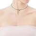Collar Camille de Plata Vermeil rosa y Cuarzo con Dumortierita con Rubí...