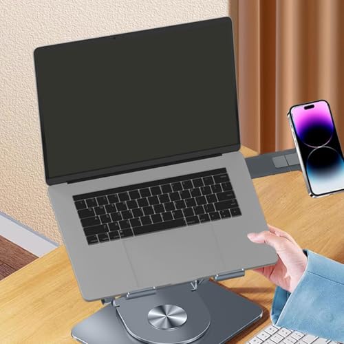 Support réglable pour ordinateur portable pliable et ergonomique de bureau