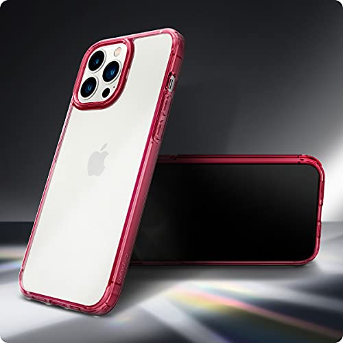 Image of Spigen for iPhone 13 Pro Max Case, Ultra Hybrid [No Magnet Ring][Anti-Yellowing] - Red Crystal
