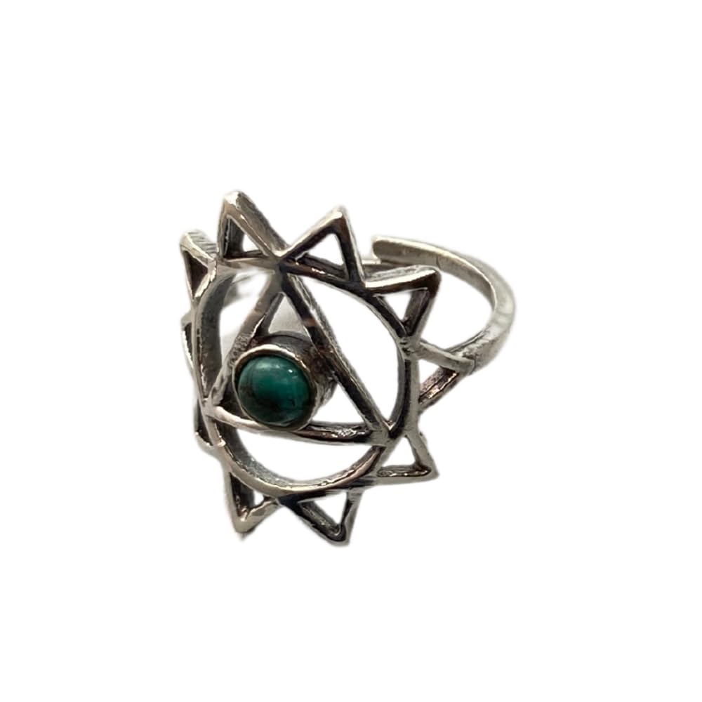 VIE Solar Plexus Chakra Ring, Turquoise