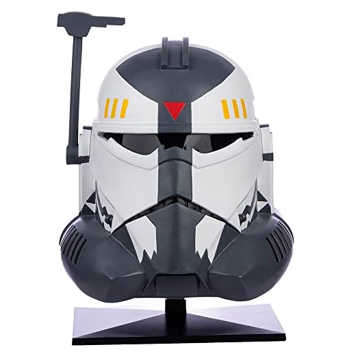 Xcoser Hunter Helmet Commander Wolffe Helmet Deluxe Cosplay Mask Costume Prop for Fans Collection Edition