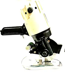 Best Industrial Round Knife [125mm] Clothe Cutting Machine for Clothes and Fabrics with Safety Guard [220v]