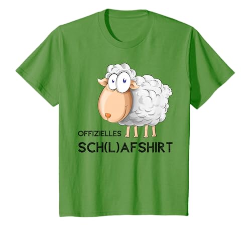 HYPNOTAO SHOP Offizielles Schlafshirt Schaf Pyjama Schlafanzug Nachthemd T-Shirt Grau Klein Unisex Klassisch Cartoon Sheep Sleep Shirt