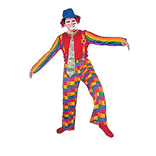 Dress Up America Laughing Clown, Multi-Colored, Medium