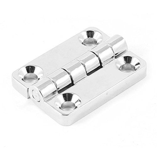 Aexit Chrome Plated Clothes Hangers Furniture Door Butt Hinges Hardware Silver Tone Children's Clothes Hangers 2.1