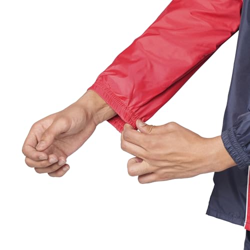 Image of Citizen Hooded Raincoat for Men Women Waterproof for Bike Riders 180T Micro Fabric Lightweight Stylish Sealed Hood, Large Pockets, Heavy-Duty Zippers Rainwear with Carry Pouch-CR013