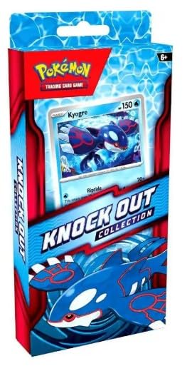 Pokemon Trading Card Game Knockout Collection - Includes Sticker Sheet, 2 Booster Packs and Foil Card (Kyogre)