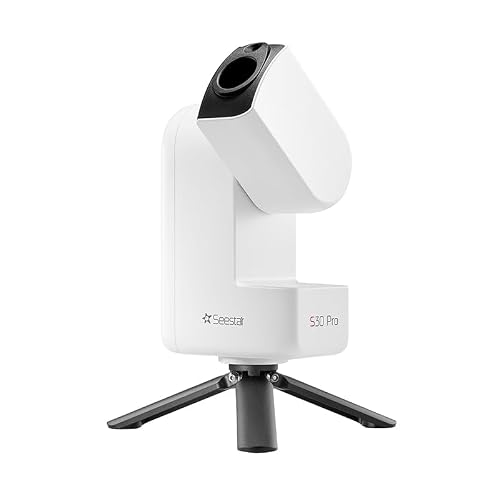 ZWO Seestar S30 Pro Smart Telescope, 4K Ultra HD, All-in-One Astrophotography, Smartphone Control, 128GB Storage