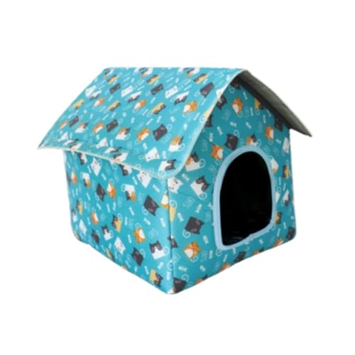Generic Abrigo para gatos de rua ao ar livre, casa para cães ao ar livre, suprimentos para animais d