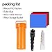 QCdeSoulBLV Inflatable Boat Repair Kit PVC Patch Glue Wrench Bucket Set Heavy Duty Puncture Set
