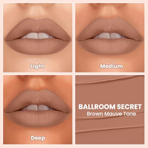 Image of TNW - Comfy Matte Liquid Lipstick | 04 Ballroom Secret | Weightless, Hydrating & Long-Wear | Shea Butter, Hyaluronic Acid & Jojoba Oil | Paraben-Free | 3ml