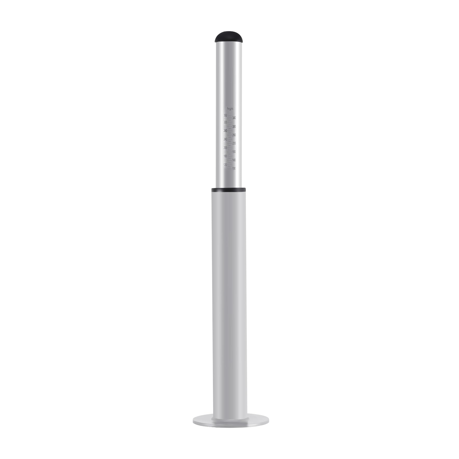 Calibrated Nose Weight Gauge Caravan Trailer, Tow Ball Nose Weight Scale Indicator Noseweight Gauge - 350kg Max Weight Capacity - Silver