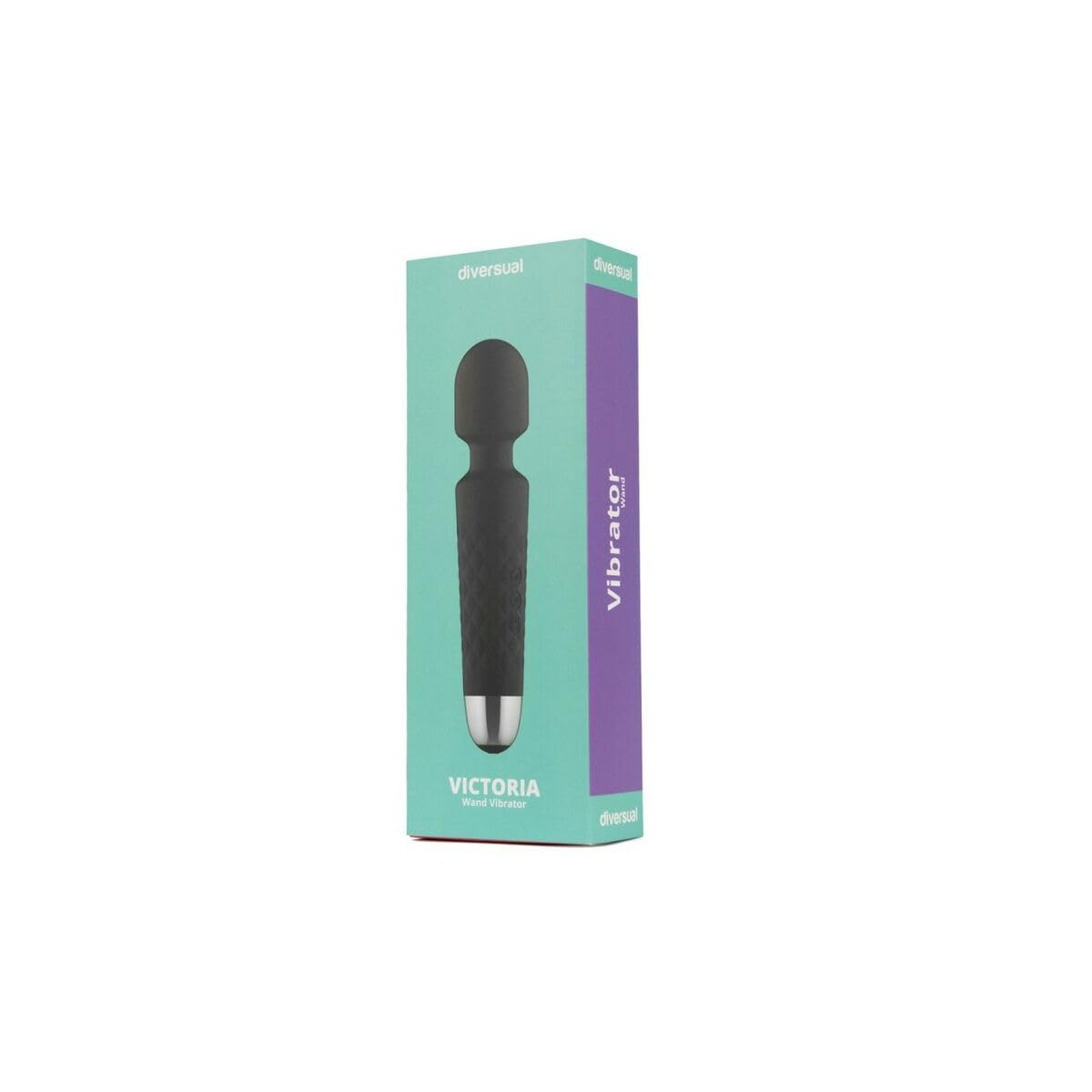 Victoria, Vibrador, Estimulación de Clítoris, Ultra Silencioso, Recargable USB, 8 Intensidades, 10 Modos de Vibración, Cabezal Flexible, Silicona, Suave, Sumergible (Negro)