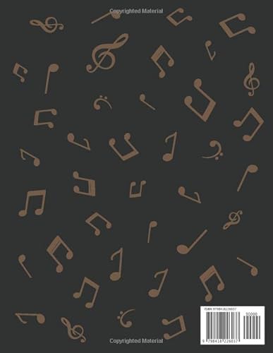 Blank Sheet Music Notebook: Music Manuscript Notebook 10 Staves, Music Writing Notebook With Empty S