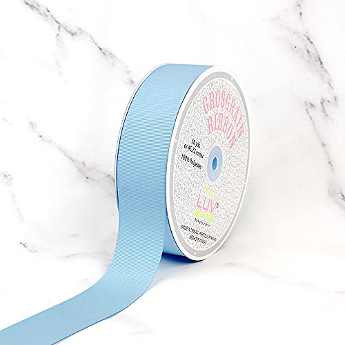 Creative Ideas Solid Grosgrain Ribbon, 1-1/2-Inch by 50-Yard, Light Blue