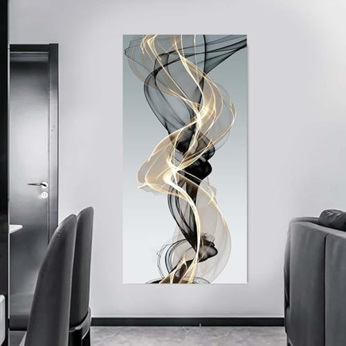 Art mural moderne et peinture sur toile abstraite nordique 40x80cm