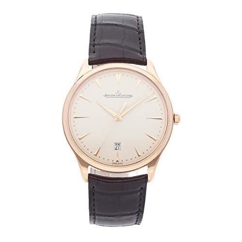 Jaeger-LeCoultre マスター機械式(自動) アイボリーダイヤル メンズ腕時計 Q1282510 (認定中古品)