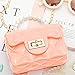 AUGUST 18 Mini Little Girls Purses, Toddler Purse For Girls, Fashion Crossbody Purse Handbag For Kids With Gold Chain Pearl Handle (Pink)