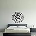 Yin Yang Dragons Yoga pegatinas de pared extraíbles para sala de estar decoración de papel tapiz para el hogar tatuajes de pared dormitorio vinilo arte 42 * 42 cm