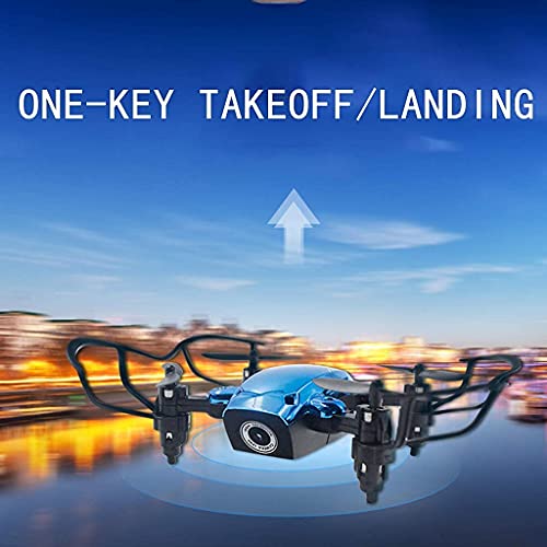 Ficha técnica Mini Drone 720P HD Camera Mini RC Quadcopter for Kids Beginners Adult Foldable FPV WiFi Helicopter Altitude Hold 3D Flips Gravity Control Trajectory Flight Sky Blue - Fernando Cortés